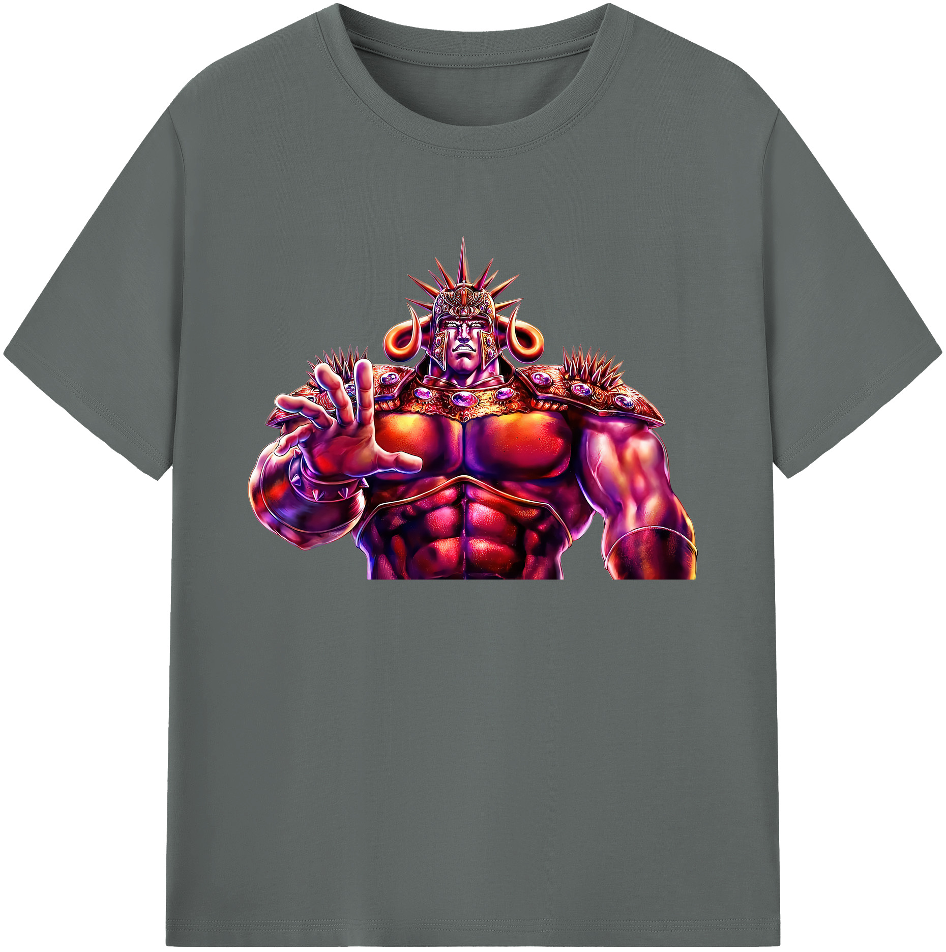 （画像用） 北斗の拳 Fist of the North Star 綿100％ メンズ半袖Tシャツ｜肌触りやわらか＆通気性